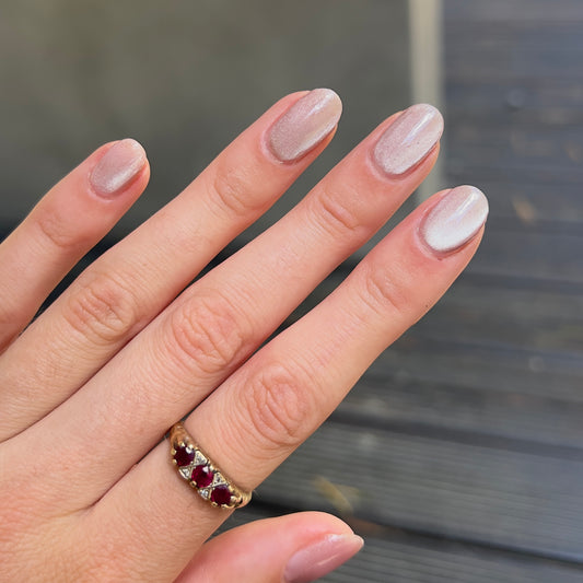 Nude Magnetic cat eye gel polish (#156)