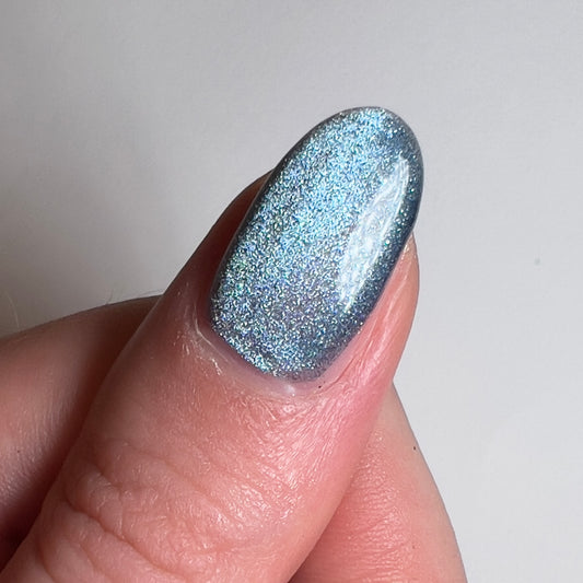 Light Blue Magnetic cat eye gel polish (#118)