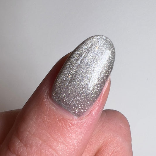 Silver Magnetic cat eye gel polish (#108)
