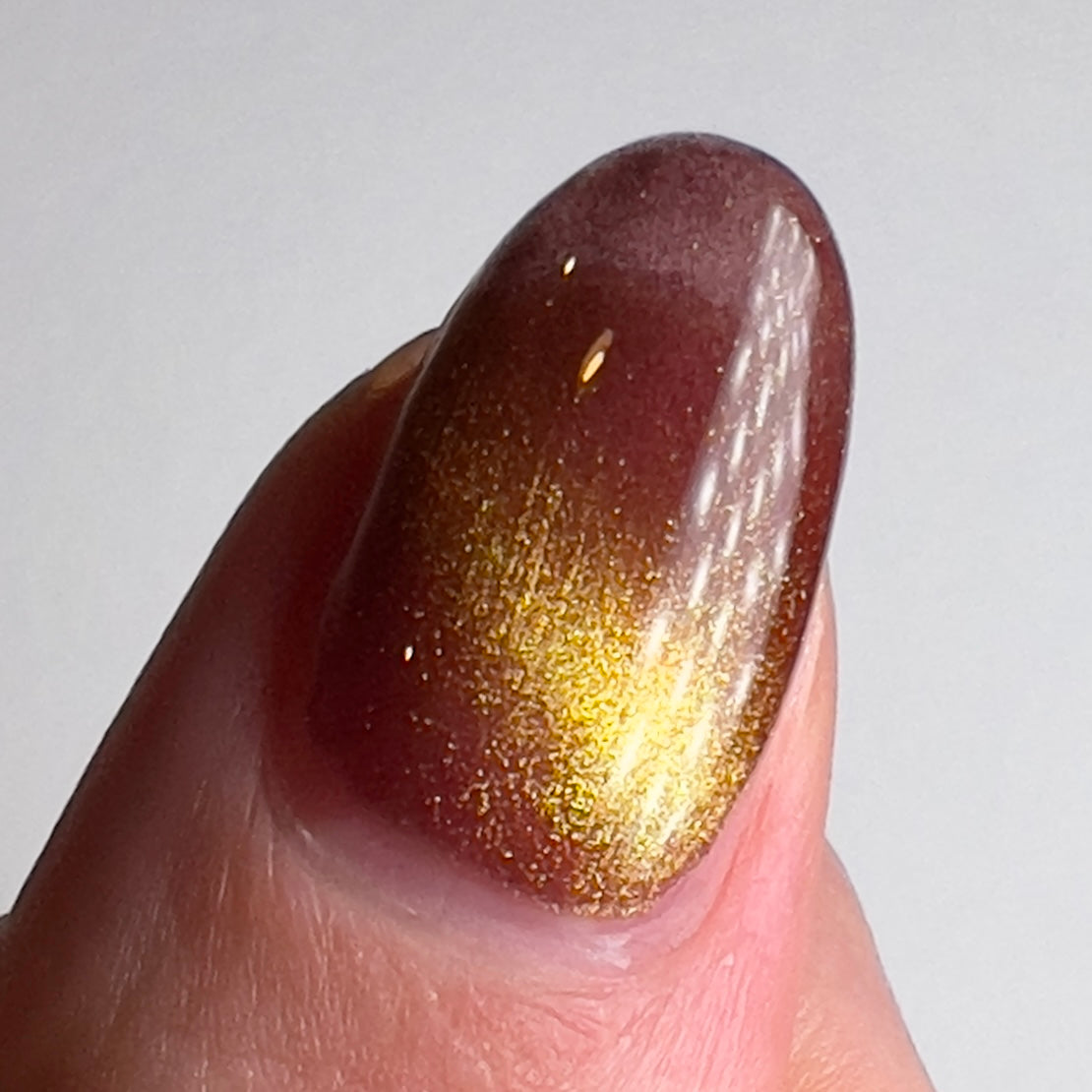 Gold Magnetic cat eye gel polish (#111)