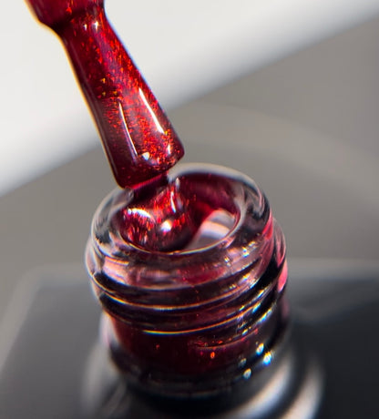 Red Magnetic cat eye gel polish (#123)