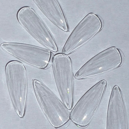 LONG Stiletto Gel Extensions - Full Tips (Soft Gels)
