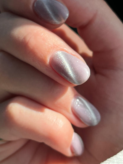 Silver Magnetic cat eye gel polish (#108)
